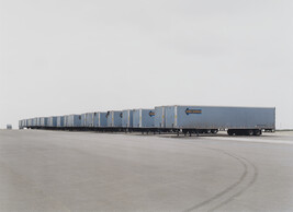 Untitled (Blue Trucks, Laredo, Texas)