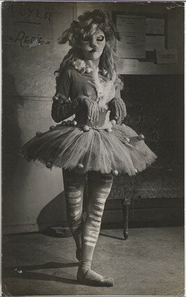 Untitled (Ballet Dancer with a Cat Mask)