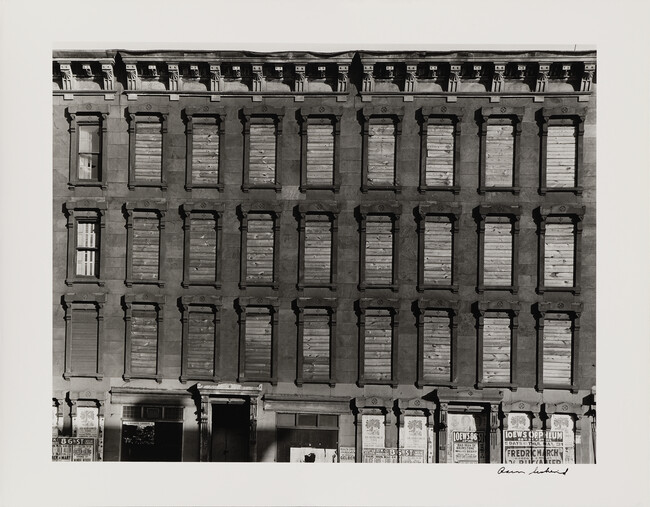Facade, Unoccupied Building, Harlem