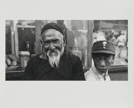 Grandfather and Young Soldier, Chengtu, China