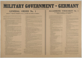 Military Government - Germany