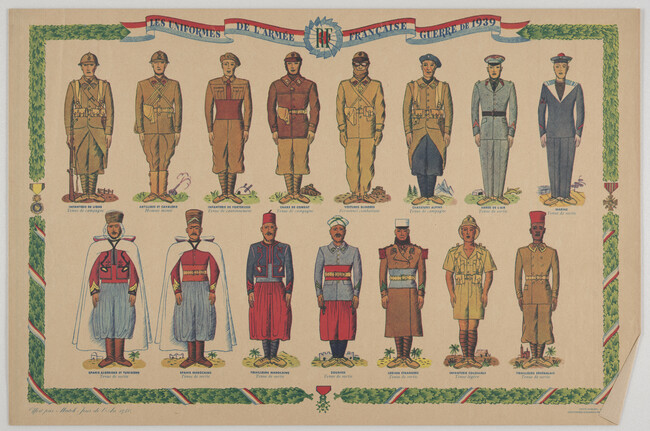 Les Uniformes de l'Armée Française Guerre de 1939 (Uniforms of the French Army War of 1939)
