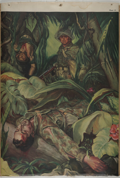 Untitled (Soldier and Two Wounded Soldiers)