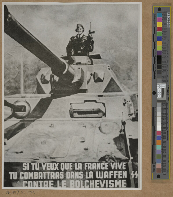 Alternate image #1 of Si Tu Veux que La France Vive Tu Combattras dans la Waffen contre le Bolchevisme (If You Want France to Live You Will Fight in the Waffen against the Bolsheviks)