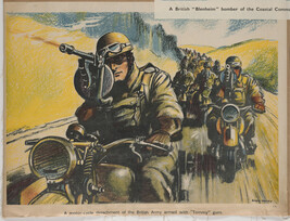 A Motorcycle Detachment of the British Army