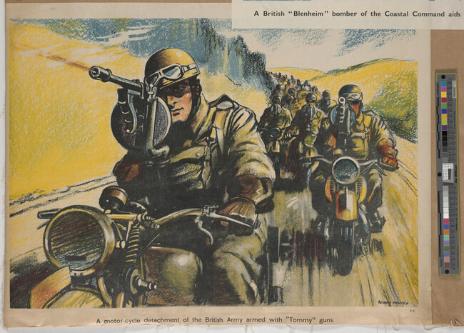 Alternate image #1 of A Motorcycle Detachment of the British Army