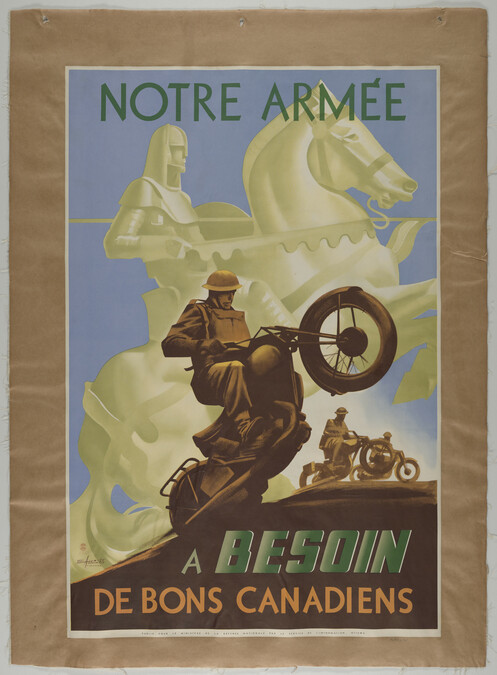 Notre Armee a Besoin de Bons Canadiens (Our Army Needs Good Canadians)