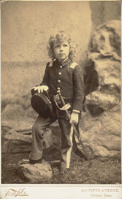 Boy Dressed in a Union Uniform