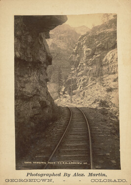 Hanging Rock, Colorado Central Railroad - Looking Up