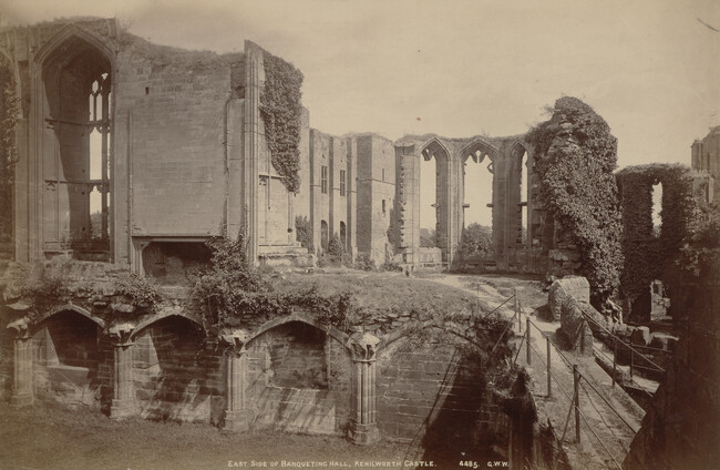 East Side of Banqueting Hall, Kenilworth Castle, no. 4485