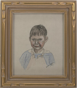 Portrait of an Alaskan Native Boy