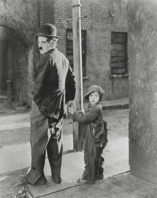 Charlie Chaplin and Jackie Coogan for The Kid, Charlie Chaplin Productions