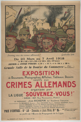 Exposition Crimes Allemands (Exhibit German Crimes)