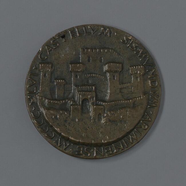 Alternate image #1 of Sigismondo Malatesta (obverse); Castle of Rimini (reverse)
