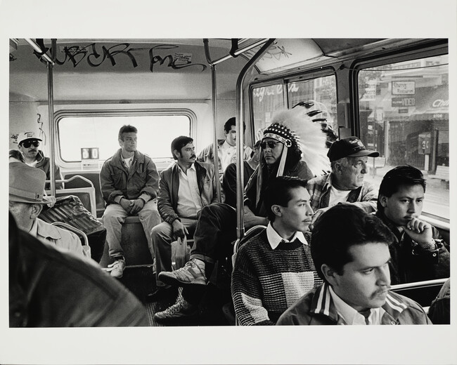 Indian on Mission Bus, 1994