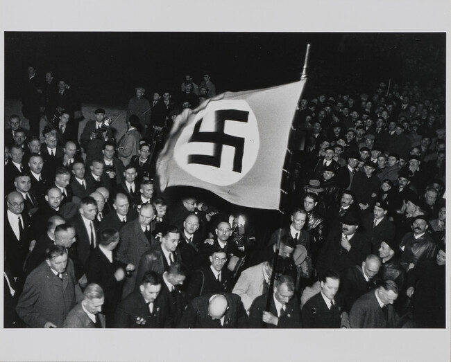 German delegates at the peace rally held to commemorate the 20th anniversary of the World War I battle of Verdun.  Verdun, France, July 12th, 1936