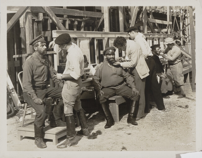 Makeup Artists on set of First National Film