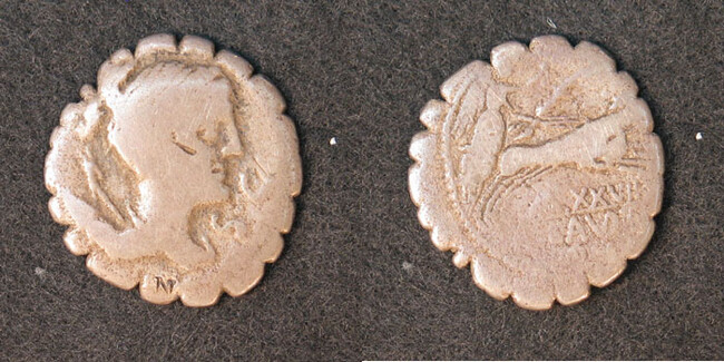 Serrate Denarius