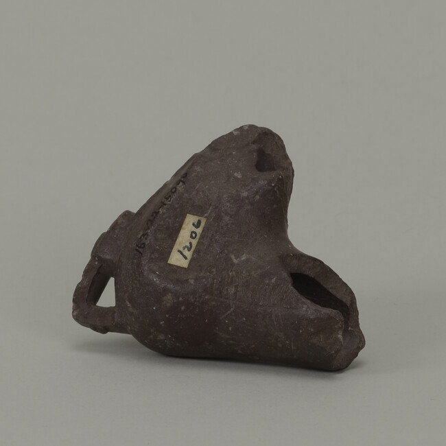 Stone pipe fragment