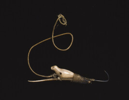Fishhook Decorated with an Ivory Seal