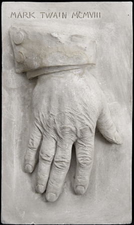 Cast Hand of Mark Twain (1835-1910)