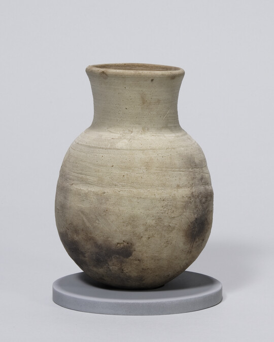 Pottery Vessel with Rounded Body