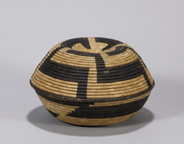 Basketry Dish and Cover