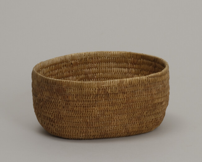 Small Oval Plain Coil Basket