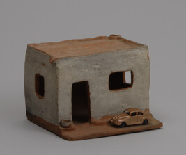 Model of a House and Car