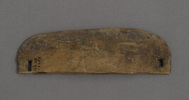 Wood fragment, possibly an edge for a tool