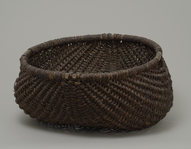 Large Round Twill Basket