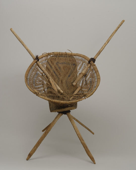 Burden basket with strap and frame