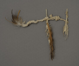 Baho (Prayer Stick) with 2 Feathers and Pine Needles