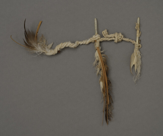 Baho (Prayer Stick) with 2 Feathers and Pine Needles