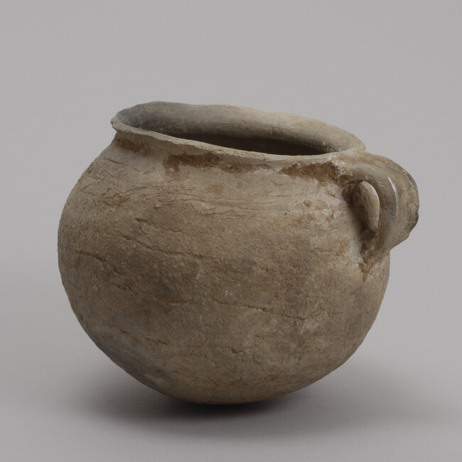 Jug, Tusayan corrugated grey ware