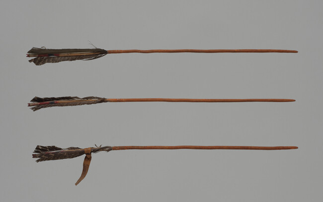 Three Arrows with sharpened shafts