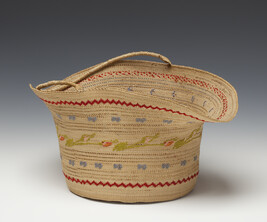 Flared Rim Basket with Handle