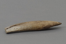 Bone (possibly ivory) Scraper, Top Keeled