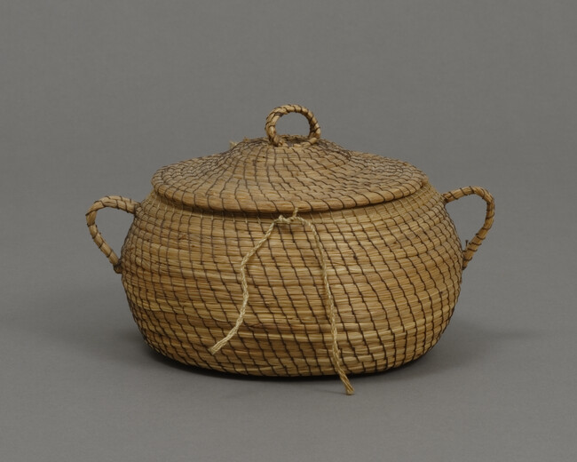 Basket with Handles and Cover