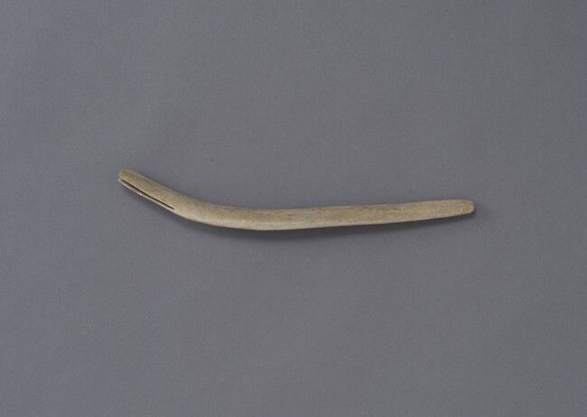 Handle for curved knife (also called 