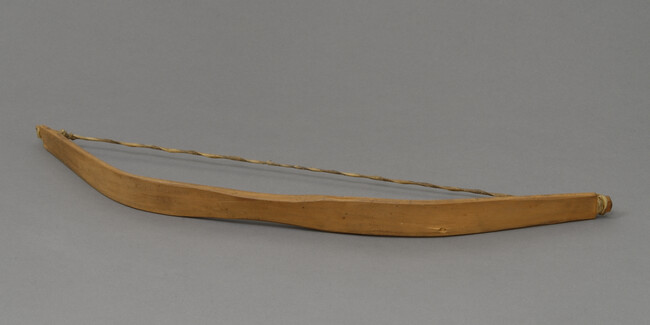 Undecorated Bow, used to Hunt Birds