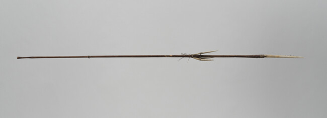 Bird Dart (also called Spear) with a Curved Barbed Ivory Point
