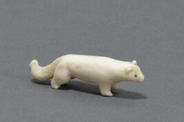 Miniature Carving of a Wolverine