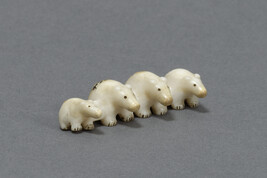 Miniature Carving of Four Bears