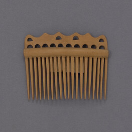 Wood Comb (possibly worn in a Ribbon Dance)