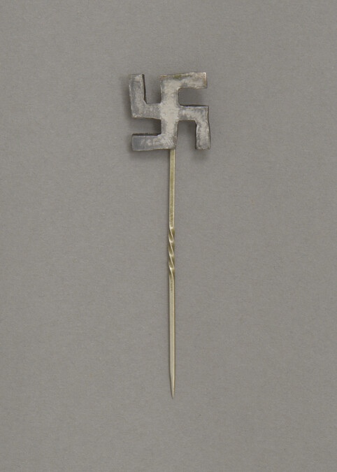 Silver Stick Pin (Whirling Log symbol)