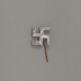 Silver Stick Pin (Whirling Log Symbol)
