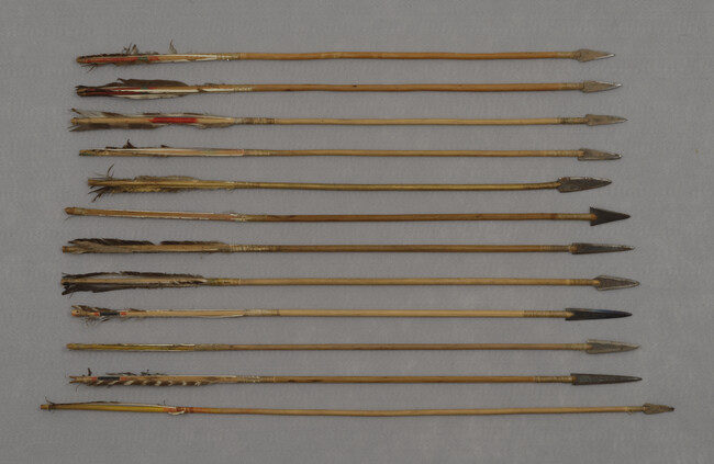 Twelve Steel Tipped Arrows