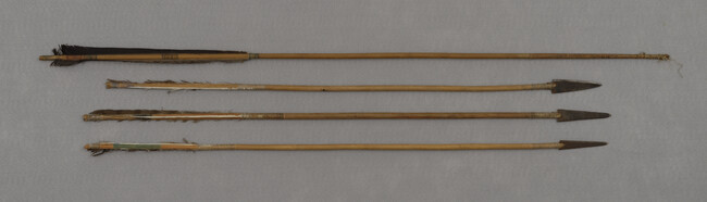 Four Steel tipped arrows