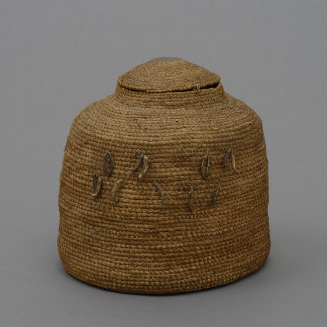 Jar-Shaped Basket with Lid
